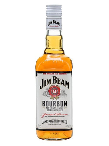 Jim Beam, White Label;  Bourbon Whiskey