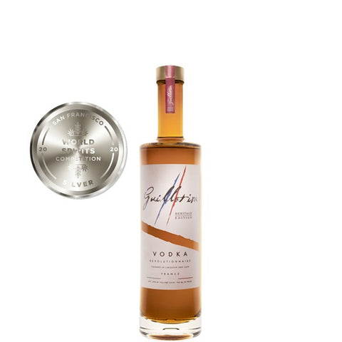 Guillotine Vodka, Heritage, barrel aged, demi bouteille