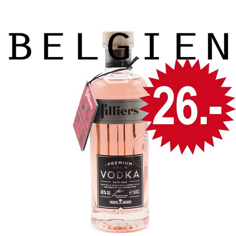 Filliers Premium Wild Strawberry Grain Vodka: Belgien