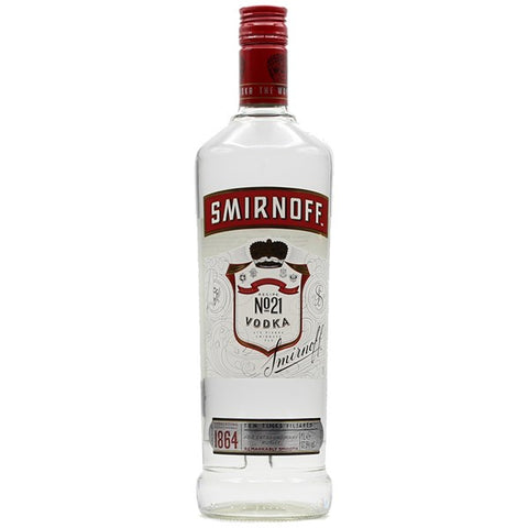 Smirnoff Vodka Red, 1 Liter; USA