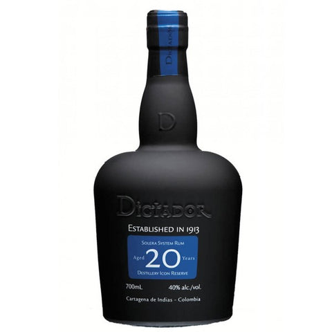 Dictador, 20 Years Old, Solera Rum; Kolumbien