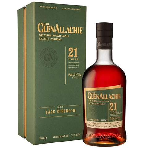 GlenAllachie Speyside Single Malt, 21 yo. Batch 7