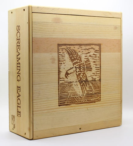 Screaming Eagle, Napa Valley Cabernet Sauvignon, 3'er Holzkiste ohne Inhalt (2011)
