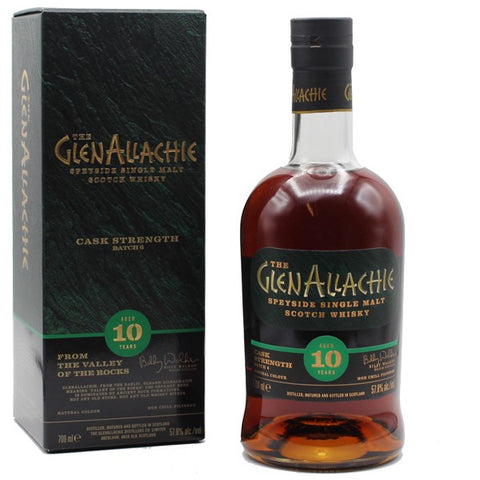 GlenAllachie Speyside Single Malt, 10 yo Cask Strength, Batch 9