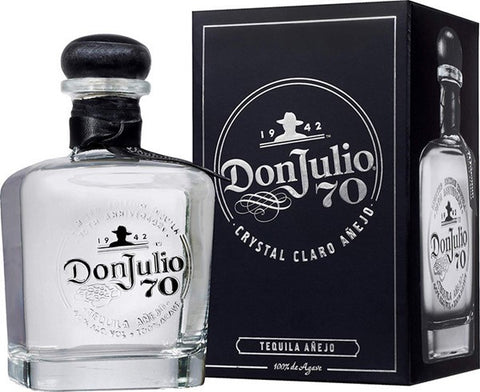 Tequila Don Julio 70 Crystal Claro Añejo; Jalisco