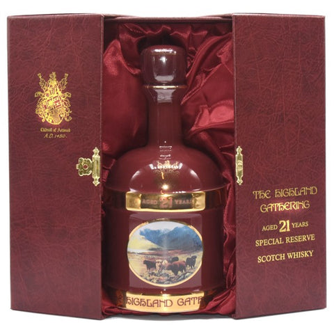 Lombard, Highland Gathering Porcelain Decanter 21y, LETZTE FLASCHE