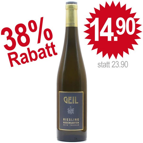 Oekonomierat Johann Geil, Rosengarten Riesling trocken; Rheinhessen (2021)