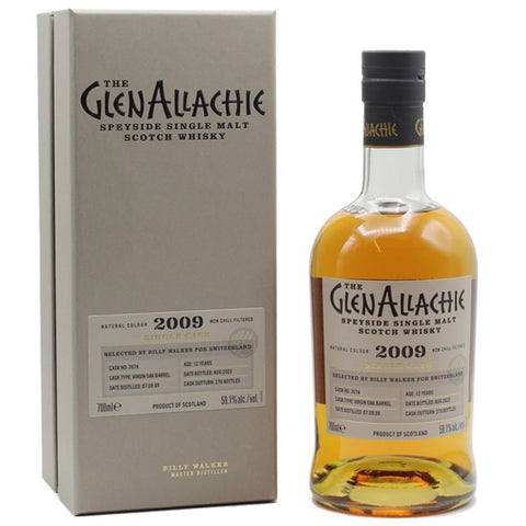 GlenAllachie Speyside Single Malt, 2009 Cask 7674, Virgin Oak