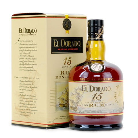 El Dorado Rum; 15 Year Old Special Reserve